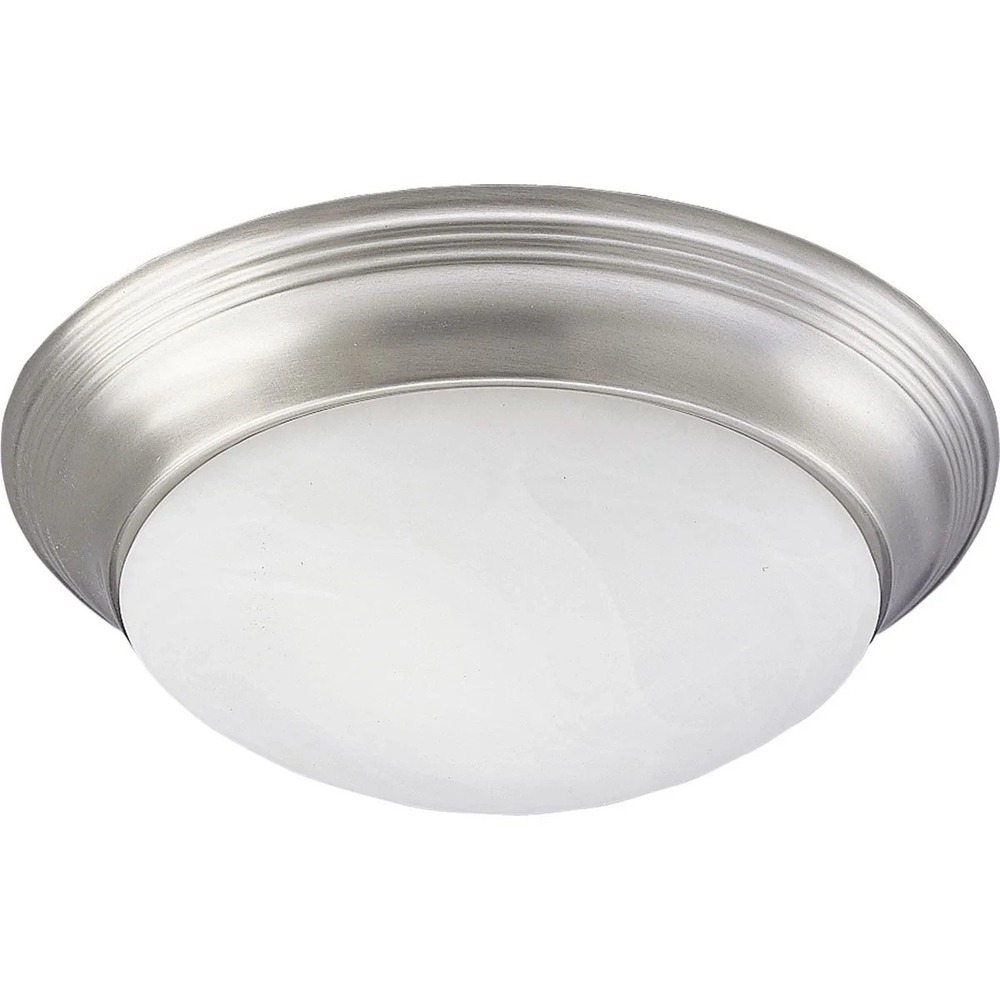 Progress Lighting -  Two-Light Alabaster Glass 14" Close-to-Ceiling - P3689-09